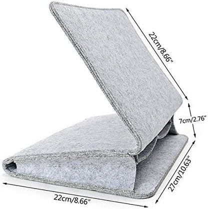 Fengtaike Useful Multi Grey Bed Storage Pockets Felt Bedside Hanging Storage - Image 4