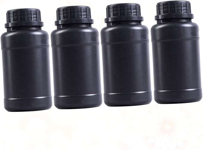 Alipis 4pcs Black Hdpe Plastic Bottles - Image 6