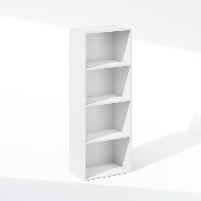 Furinno Reed Closet Organizers and Storage, 4-Tier Closet Organizer, Open Shelf - Image 6