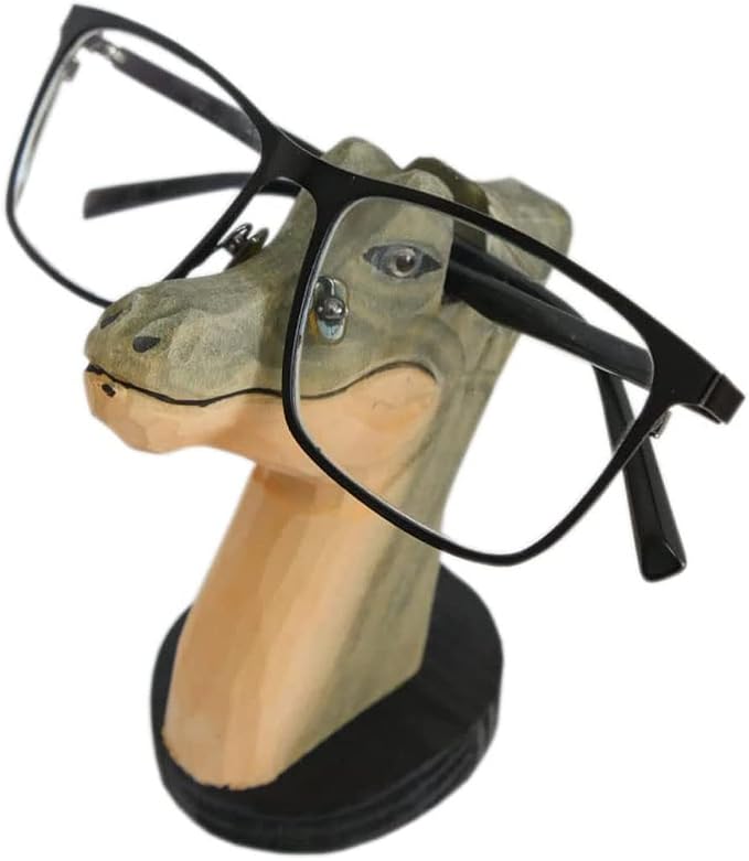 Red Dollar Handmade Wood Carved Animal Eyeglass Holder, Cute Sunglasses Display by RedDollar