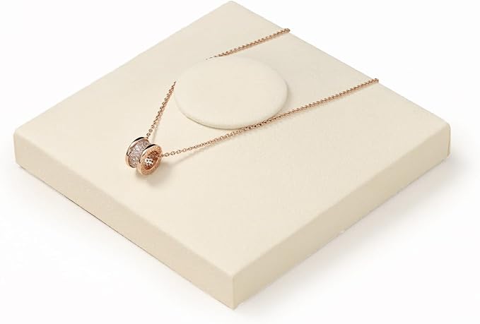 Oirlv Microfiber Jewelry Display Tray Necklace Display Stand Necklace Holder - Image 6