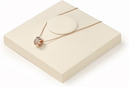 Oirlv Microfiber Jewelry Display Tray Necklace Display Stand Necklace Holder - Image 6