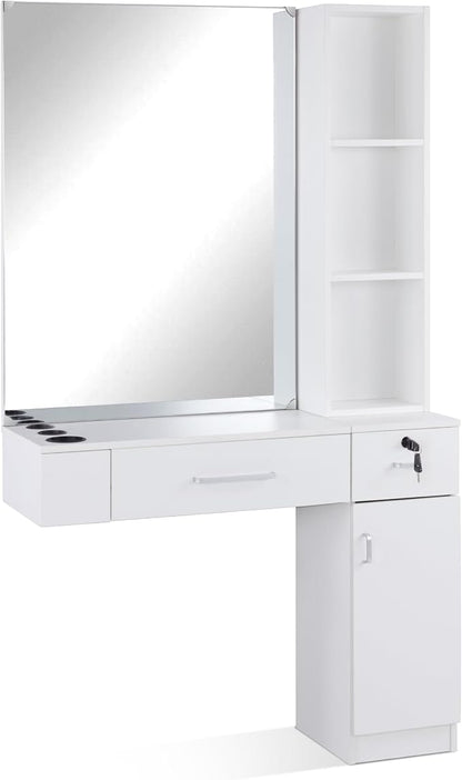BarberPub Wall Mount Salon Station by BarberPub