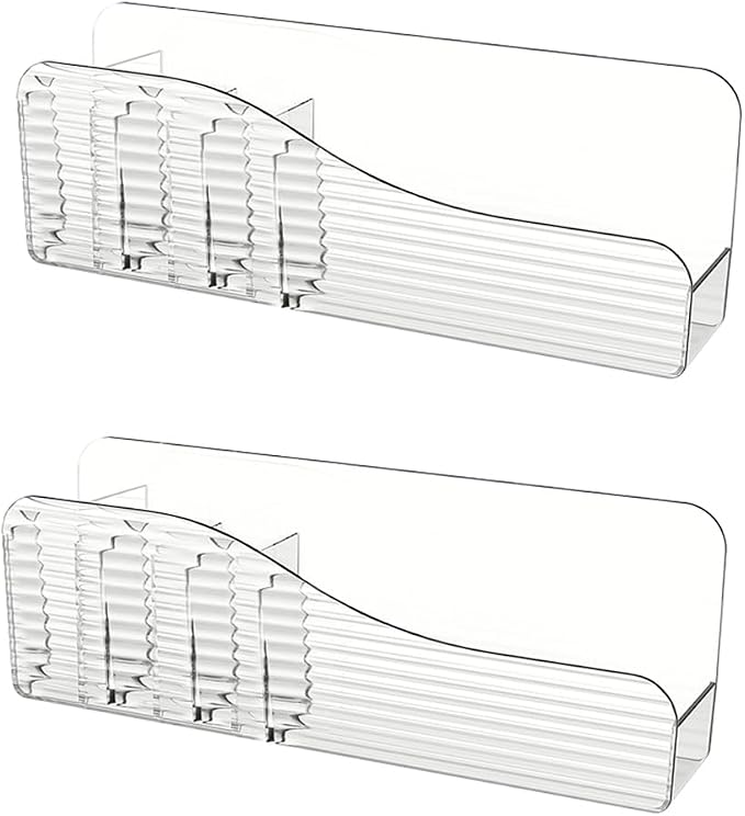 Bathroom Medicine Cabinet Organizer Set, Narrow Compact Makeup Shelves Holder - Image 7