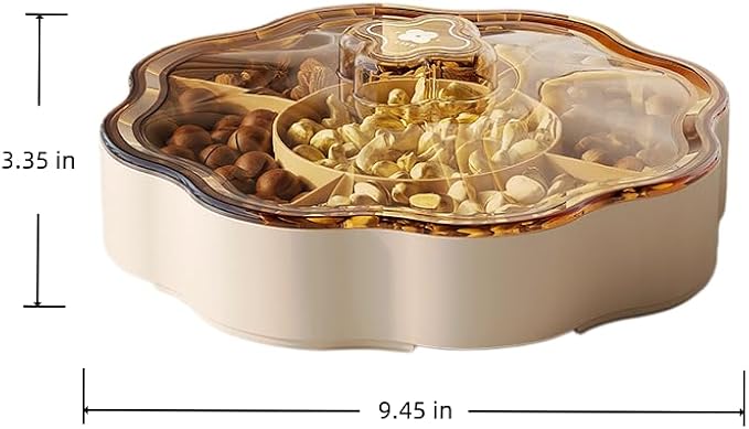 Covered compartment snack tray, suitable - Image 2