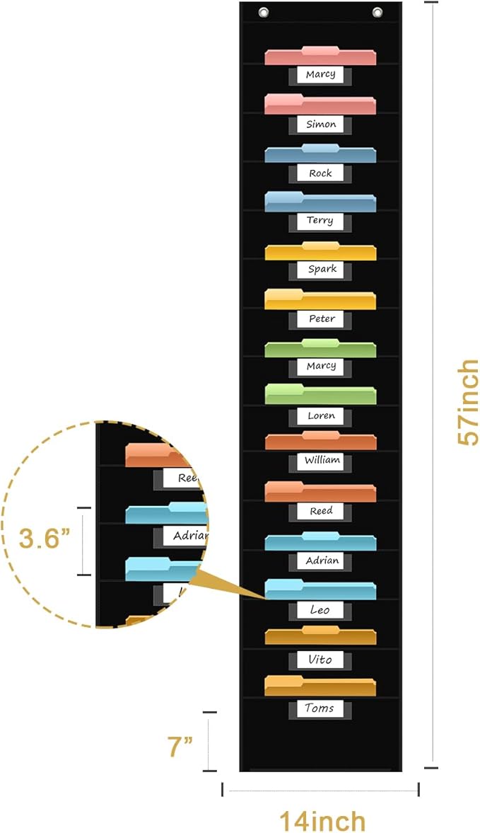 14 Pocket Hanging File Organizer - Image 3