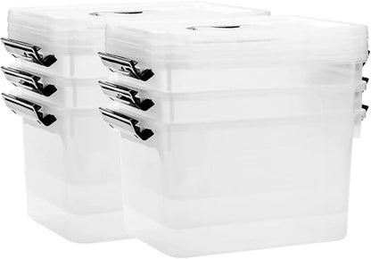 6 Quart Clear Storage Latch Box/Bins - Image 8