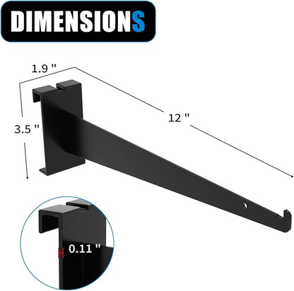 12" Grid Wall Knife Holder Brackets, Grid Wall Accessories - Image 8