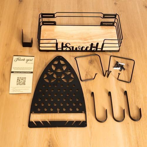 Farmhouse Ironing Board Hanger Wall Mount or Over the Door - Image 9
