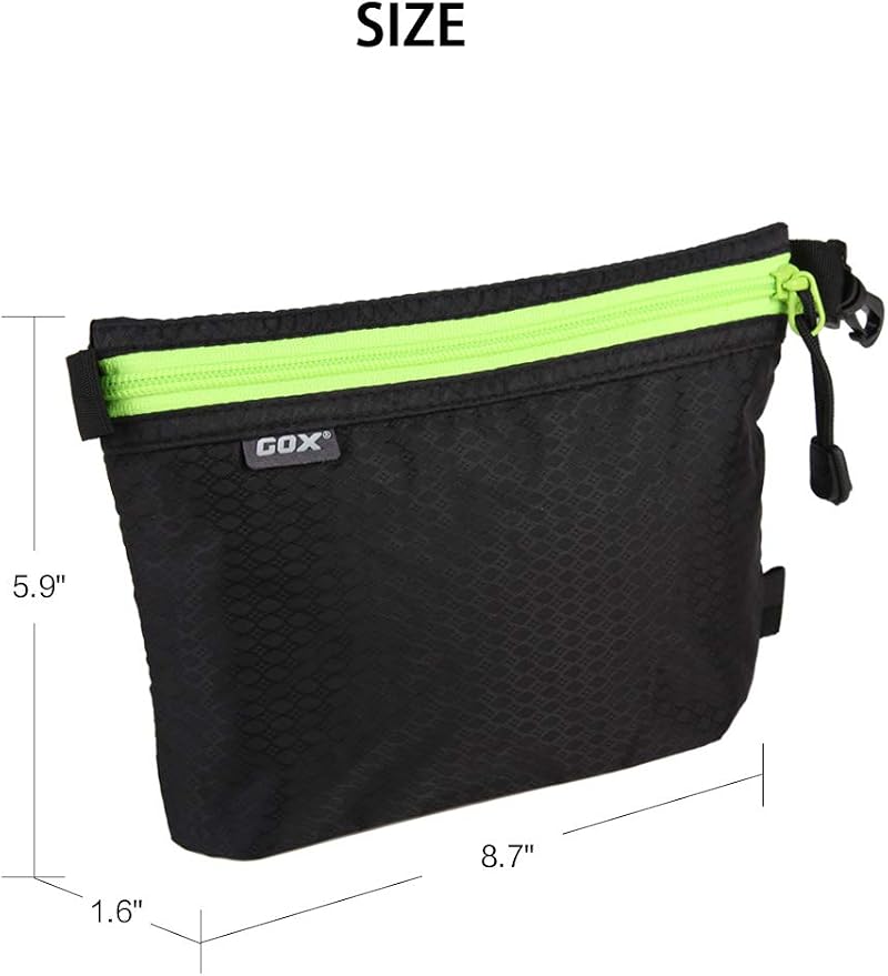 GOX Ultra Light Carry On Small Zipper Pouch, Toiletry Bag, Packing Sack - Image 6