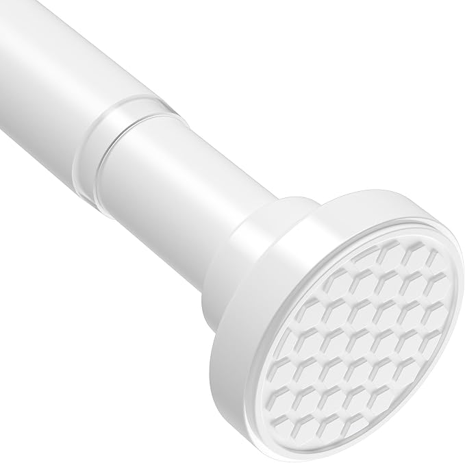 AIZESI Heavy Duty Tension Curtain Rod 40-148" Adjustable No Drill, No Slip by AIZESITENSIONROD