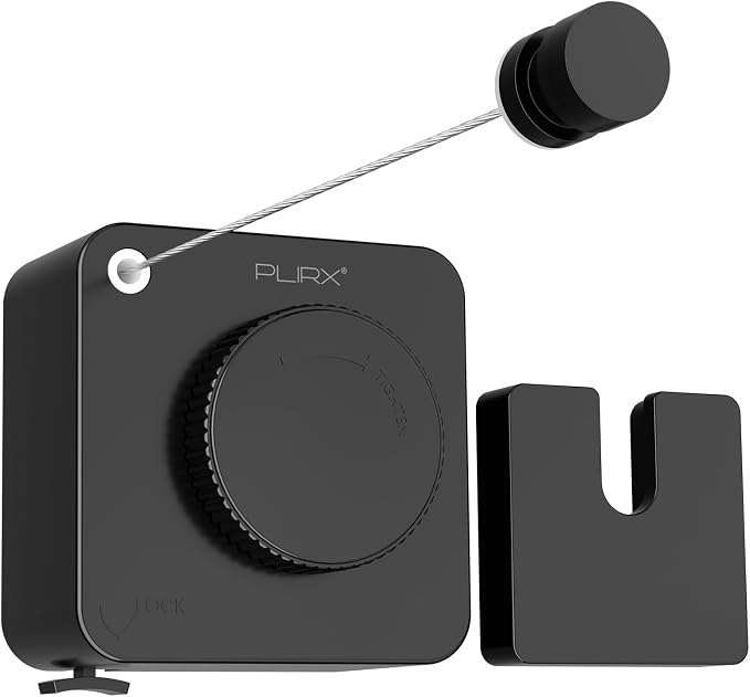 Retractable Clothesline Indoor, Non-Sagging Outdoors Clothesline Retracting by PLIRX