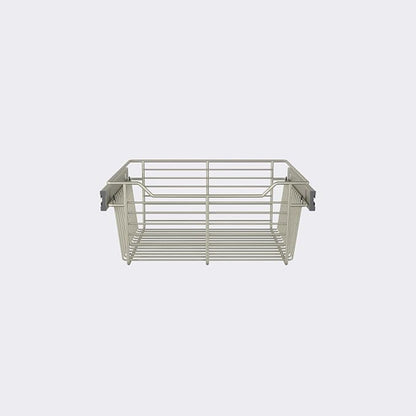 Classic 18" Closet Wire Basket in Satin Metal - Image 2