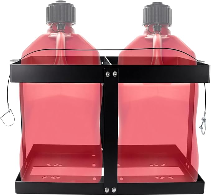 Gas Can 5 Gallon Fuel Container Holder, Fits Two 5 Gallon Gas Can, Compatible - Image 8
