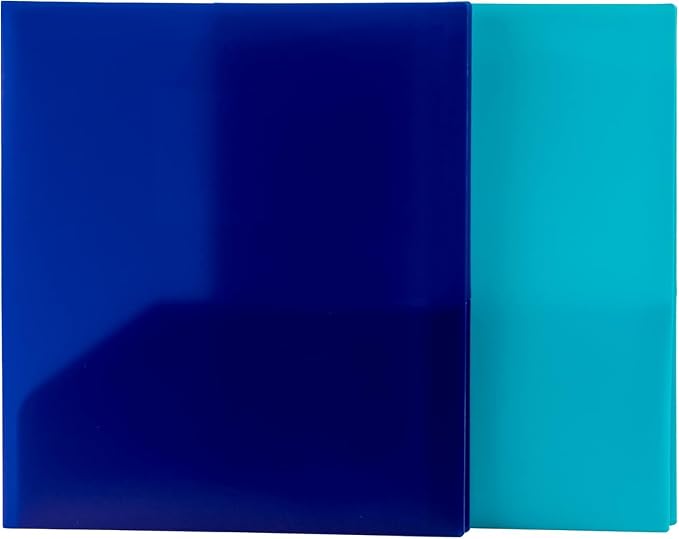 Smead 10-Pocket Organizer, Letter Size, 2 per Pack, 1 Each of Dark Blue and Teal - Image 4