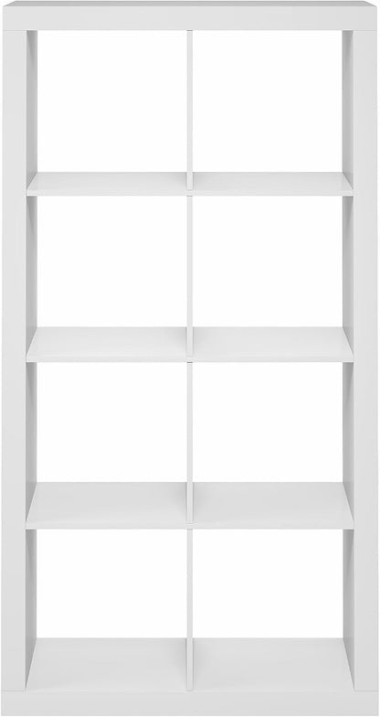 Furinno Cubicle Book Shelf, 8-Cube 2-Inch Super Thick Frame Bookshelf, - Image 8
