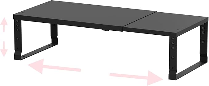 Adjustable Metal Shelving Unit, Stackable & Expendable Storage Rack by HOMEPAGE
