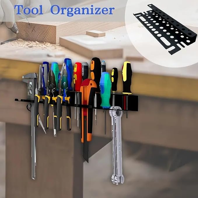 Wall Mount Tool Storage Rack, Screwdriver Organizer - Image 6