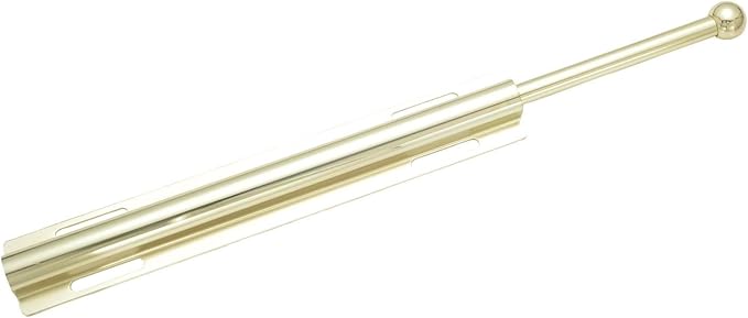 12" Valet Rod Standard for Closet Polished Brass PB Metal by HamiltonBowes