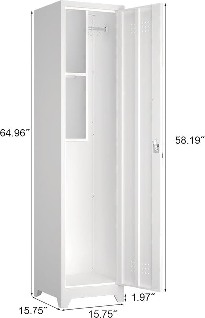 Slim Broom Storage Cabinets, Metal Cabinet - Image 3
