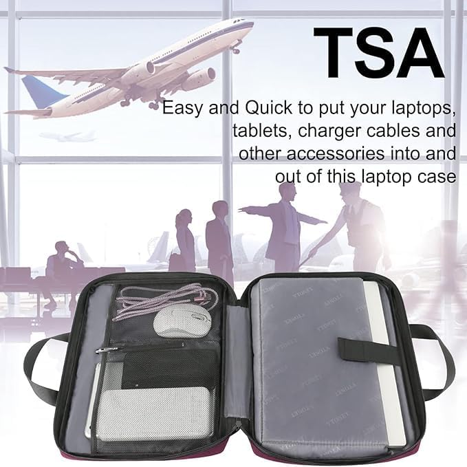 Ytonet Laptop Case 15.6 Inch, TSA Laptop Sleeve Cover - Image 5