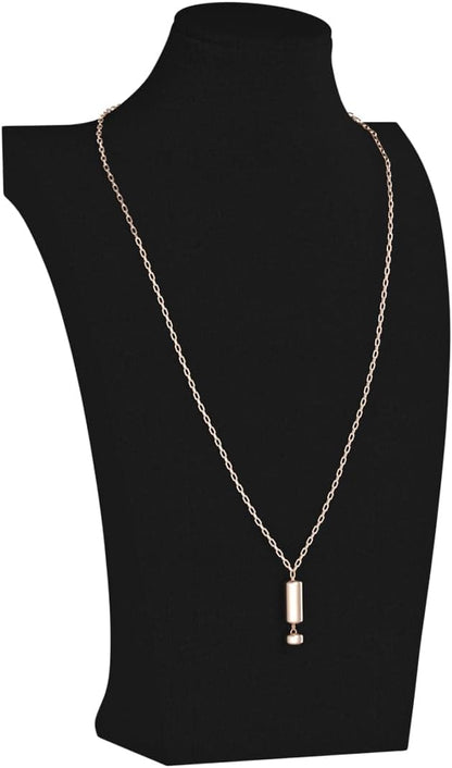 Necklace Bust Display Stand, Necklace Holder, Pendant Chain Necklace Organizer by KunGe