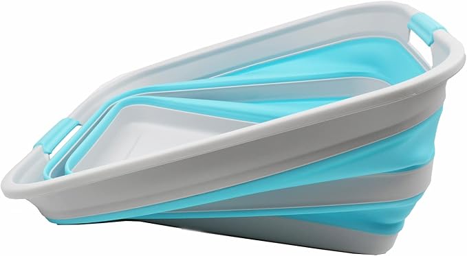 SAMMART 42L Collapsible Plastic Laundry Basket - Image 3
