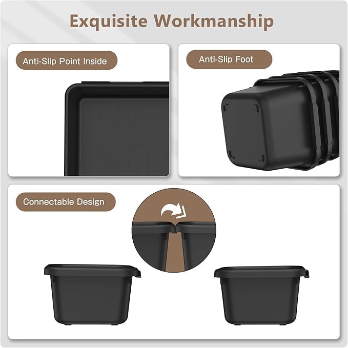 A-LuGei【XX-Large Size【5 Pcs】 Tool Box Organizer Tray Divider【Single Size】 Desk - Image 5