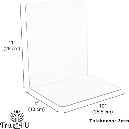 True 4U 6 Pack Acrylic Shelf Dividers - Image 2