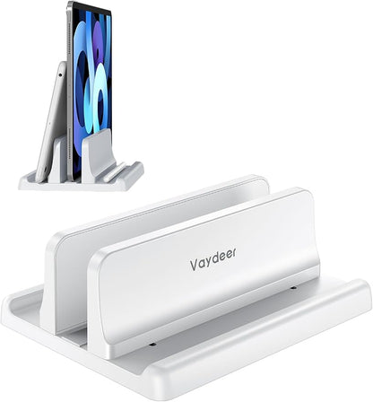 Vaydeer Vertical Laptop Stand Holder Plastic Adjustable Desktop Notebook Dock by Vaydeer
