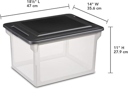 Document Storage Box Clear Body - Image 2