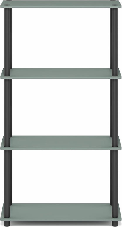 Furinno Turn-N-Tube Storage Shelves, 4-Tier Toolless Book Shelf, Corner Shelf - Image 8