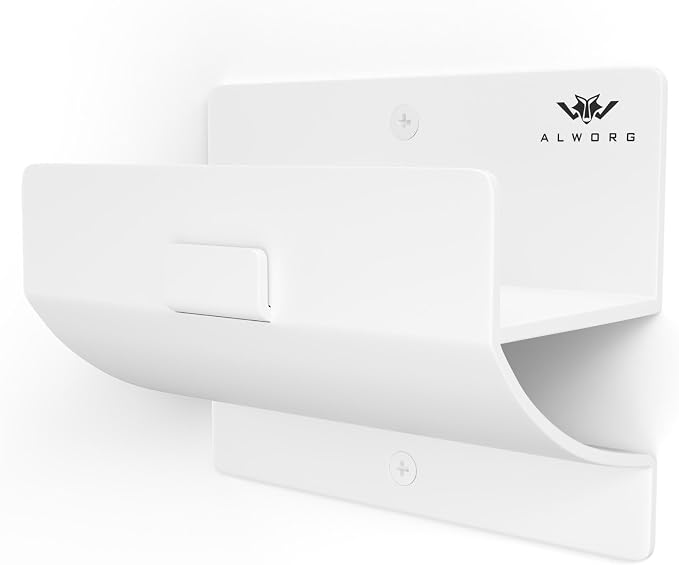 White Ladder Hooks for Garage Wall by Alworg