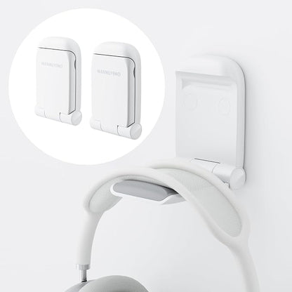 MAMUVIMO Headphone Stand, 2 Pack Headset Stand Foldable＆Sticky, Headphone by MANMUVIMO