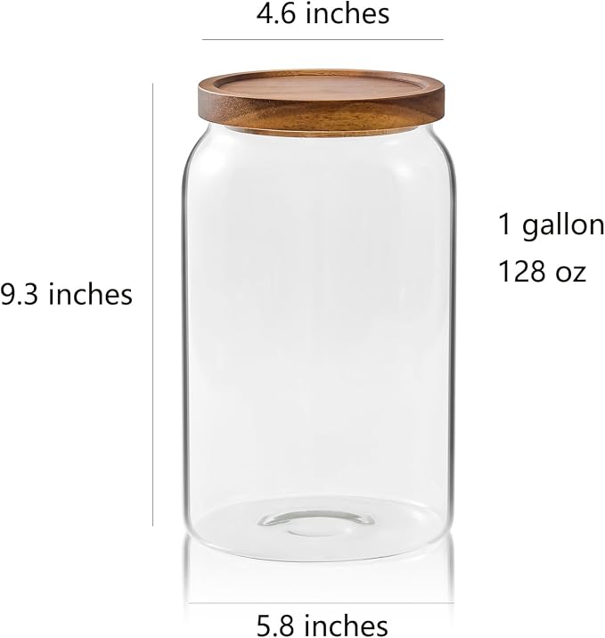 Sweejar Large Glass Candy Jars - Image 2