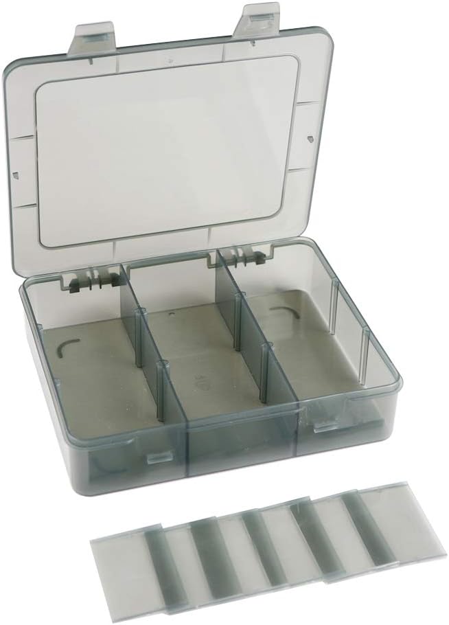 9 Grids Art Craft Supply Organizer Storage Containers, Compartment Storage Box by Vidifor