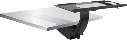 Mount-It! Sit Stand Keyboard Tray, Height Adjustable Under Desk Keyboard and by Mount-It