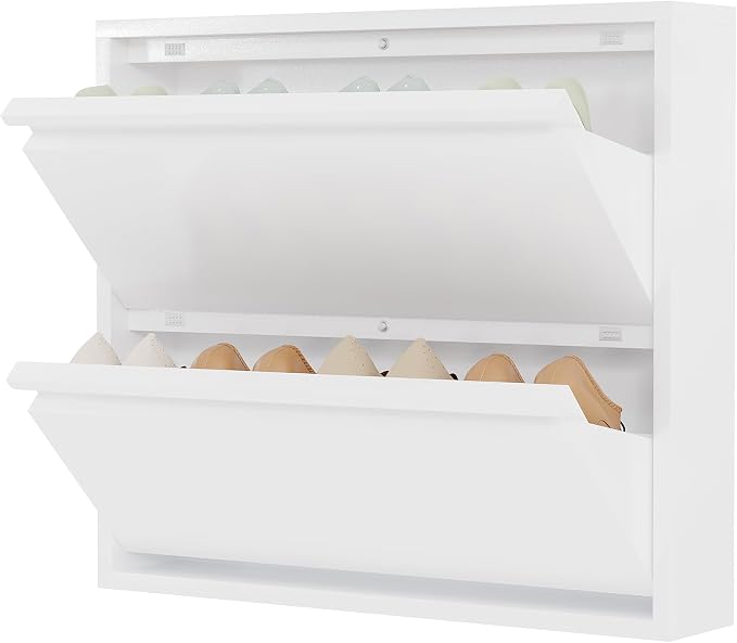 Garvee Slim Metal Shoe Cabinet by Garvee
