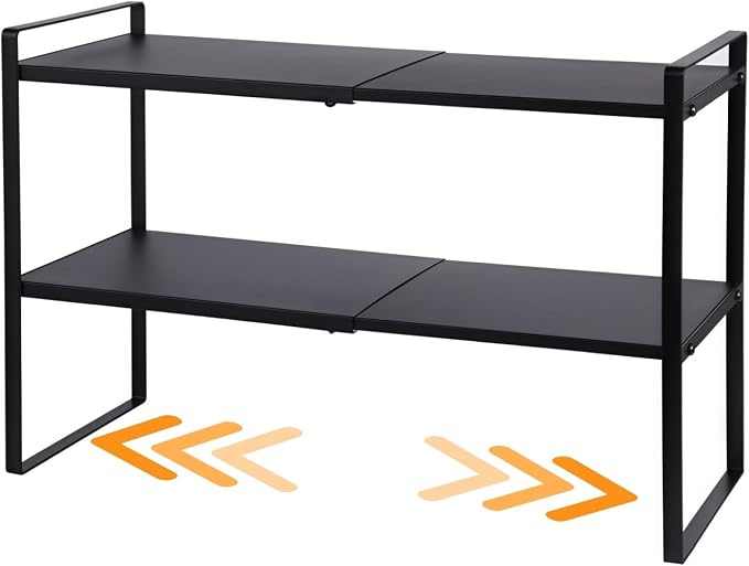 2-Tier Expandable Shelf Organizer by LJHFUQHUHU