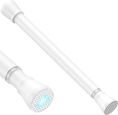 Tension Rod 16 to 26 Inch Adjustable Curtain Rod No Drilling White Tension by ZipGloTensionRod