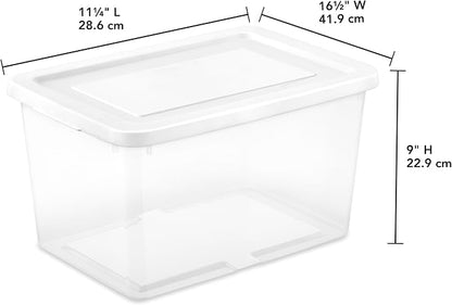 Sterilite 32 Pack Storage Box, 20 Quart Stackable Tote - Image 3