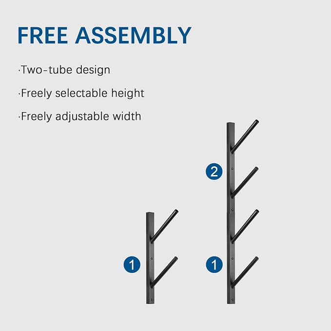 Skateboard Rack Wall Mount – Skateboard Wall Hanger, Snowboard Display Wall - Image 6