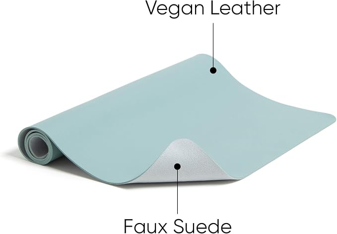 Smead Desk Pad, Vegan Leather Desk Mat - Image 2