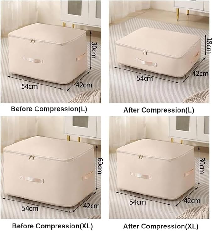 Ultra Space Saving Self Compression Organizer, 2024 NEW Heavy Duty Moving Bags - Image 3