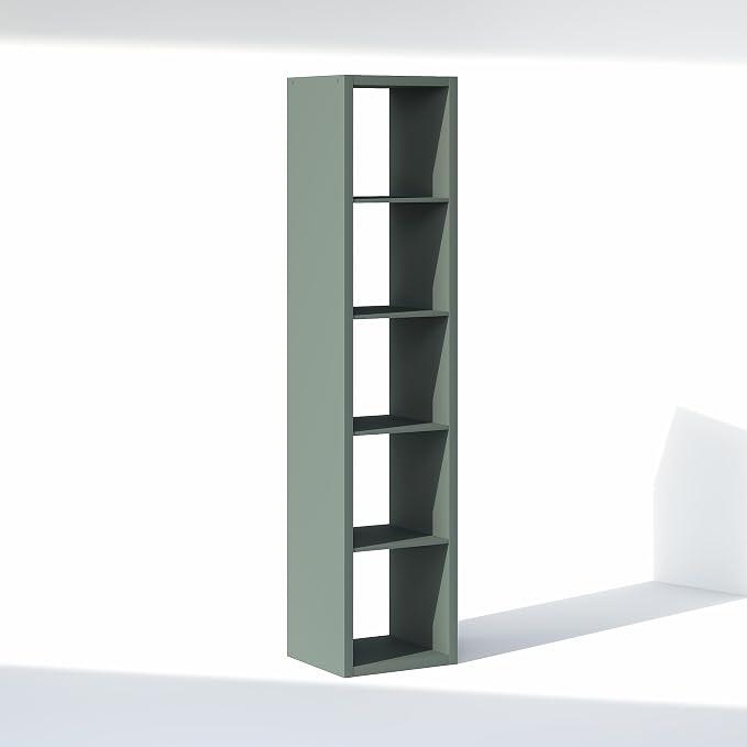 Furinno Cubic Extra Thick 5-Cube Closet Organizers and Storage, Sage Green | - Image 7