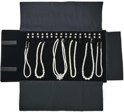 Velet Travel Jewelry Case Roll Bag Organizer - Image 6