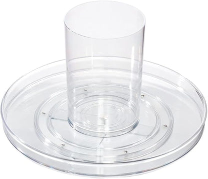 iDesign The Sarah Tanno Collection 11" Lazy Susan Spinning Cosmetic Organizer - Image 2