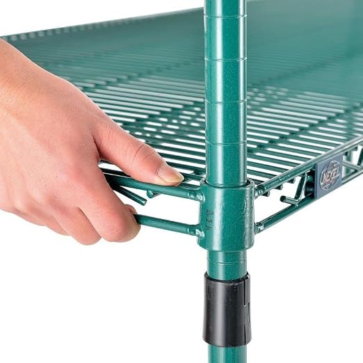Nexel Economy Wire Shelving Starter Unit, 4 Tier, x 36"L, x 74"H - Image 7