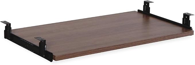 Lorell Essential Series Walnut Laminate Keyboard Tray by Lorell