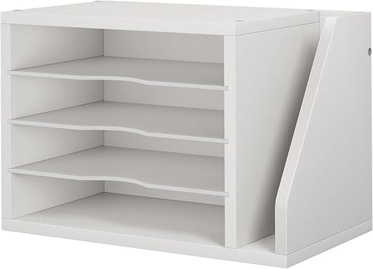 Creso hom Mail Sorter, File Organizer Desktop, Wood Desk Organizer by Cresohom
